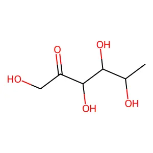 D-岩藻酮糖 structure