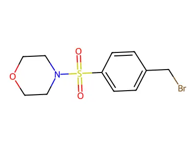 4-((4-(Bromomethyl)phenyl)sulfonyl)morpholine structure
