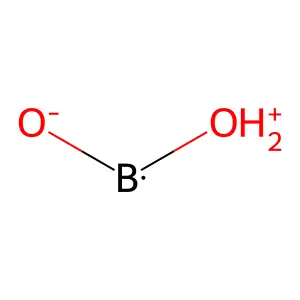 Oxidaniumyl(oxido)boranyl structure