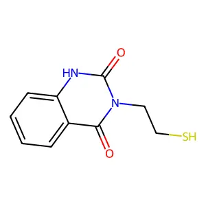 3-(2-Mercaptoethyl)quinazoline-2,4(1H,3H)-dione structure