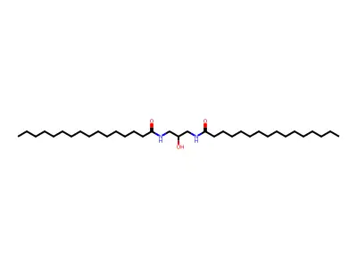 Hexadecanamide, N,N'-(2-hydroxy-1,3-propanediyl)bis- structure
