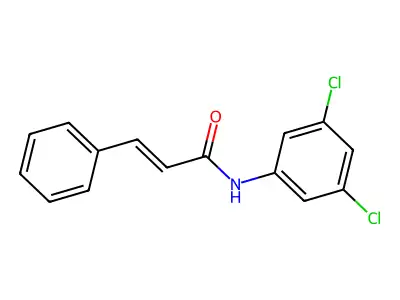 N-(3,5-dichlorophenyl)-3-phenylacrylamide structure