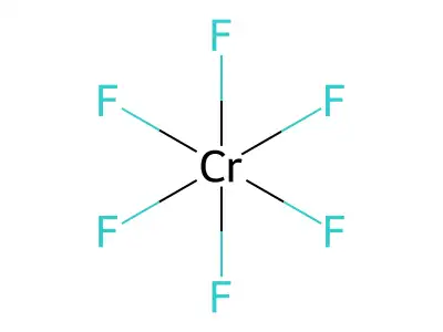 六氟化铬 structure