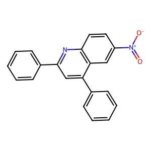 6-Nitro-2,4-diphenyl-quinoline structure