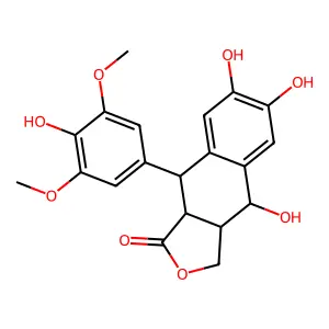 4-Demethyl-6,7-demethylene-1-epipodophyllotoxin structure