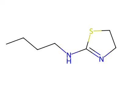 N-Butyl-4,5-dihydro-1,3-thiazol-2-amine structure