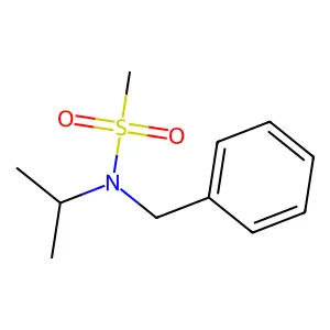 N-benzyl-N-propan-2-ylmethanesulfonamide structure