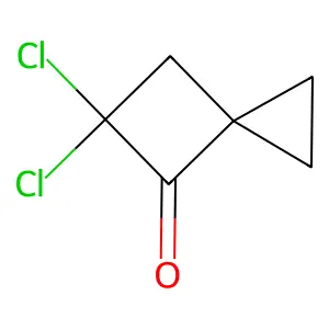 Spiro[2.3]hexan-4-one, 5,5-dichloro- structure
