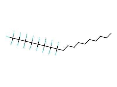 1-(Perfluoro-n-octyl)decane structure