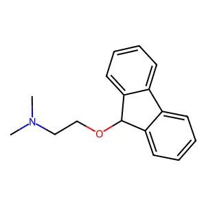 Ethanamine, 2-(9H-fluoren-9-yloxy)-N,N-dimethyl- structure