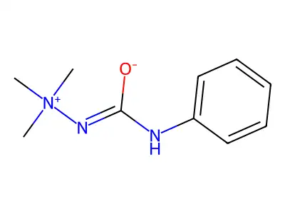Trimethyl-(phenylcarbamoylamino)azanium structure