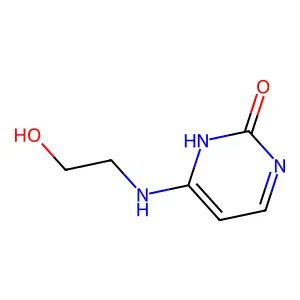 2(1H)-Pyrimidinone, 4-[(2-hydroxyethyl)amino]- structure