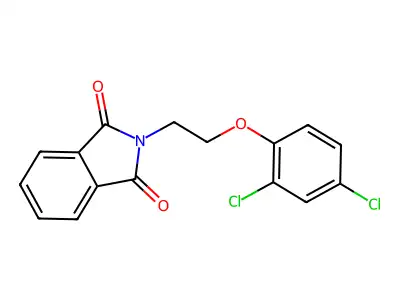 N-2-(2,4-Dichlorophenoxy)ethylphthalimide structure