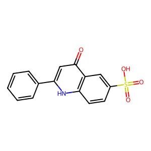 4-羟基-2-苯基喹啉-6-磺酸 structure