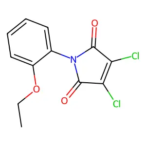 3,4-dichloro-1-(2-ethoxyphenyl)-1H-pyrrole-2,5-dione structure