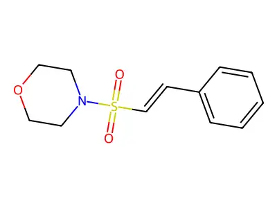 4-(2-Phenyl-ethenesulfonyl)-morpholine structure