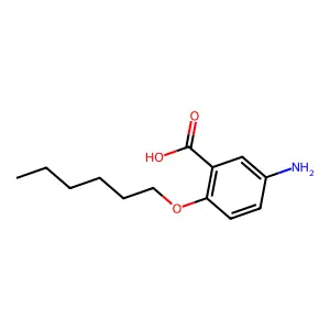 5-氨基-2-(己氧基)苯甲酸 structure