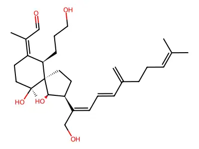 28-Deacetylbelamcandal structure
