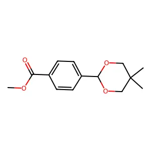 Methyl 4-(5,5-dimethyl-1,3-dioxan-2-yl)benzoate structure