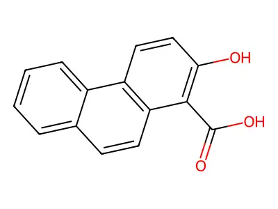 羟基菲甲酸 structure