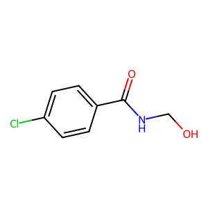4-氯-N-(羟甲基)苯甲酰胺 structure