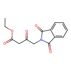 Ethyl 4-(1,3-dioxoisoindolin-2-YL)-3-oxobutanoate structure