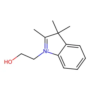 3H-Indolium, 1-(2-hydroxyethyl)-2,3,3-trimethyl- structure