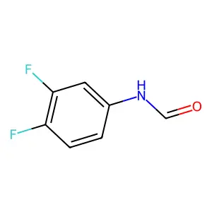 N-(3,4-difluorophenyl)formamide structure