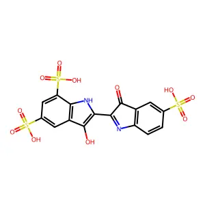 靛蓝三磺酸 structure