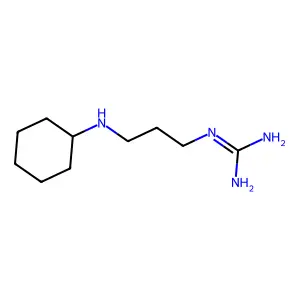 N-(3-(Cyclohexylamino)propyl)guanidine structure