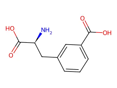 3-(3-Carboxyphenyl)alanine structure
