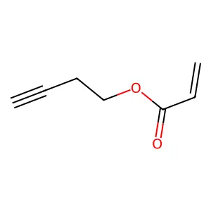 But-3-ynyl prop-2-enoate structure