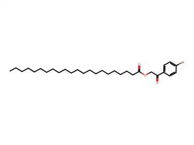 Docosanoic acid, 2-(4-bromophenyl)-2-oxoethyl ester structure