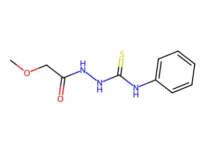 2-(Methoxyacetyl)-N-phenylhydrazinecarbothioamide structure