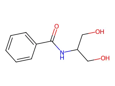 N-(1,3-dihydroxypropan-2-yl)benzamide structure