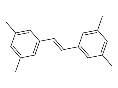 1-[(E)-2-(3,5-dimethylphenyl)ethenyl]-3,5-dimethylbenzene structure
