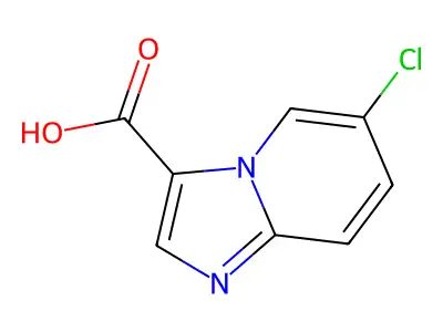6-Chloroimidazo(1,2-a)pyridine-2-carboxylic acid structure