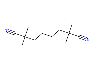 2,7-Dimethyl-2,7-octanedicarbonitrile structure