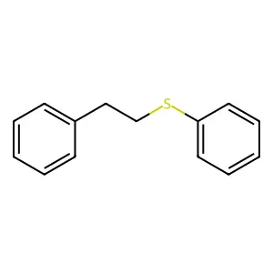 Phenethyl phenyl sulfide structure