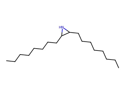 2,3-Dioctylaziridine structure
