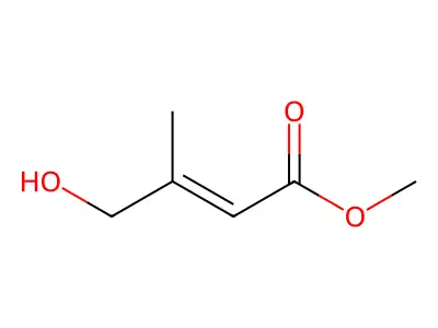 4-Hydroxy-3-methyl-but-2-enoic acid methyl ester structure