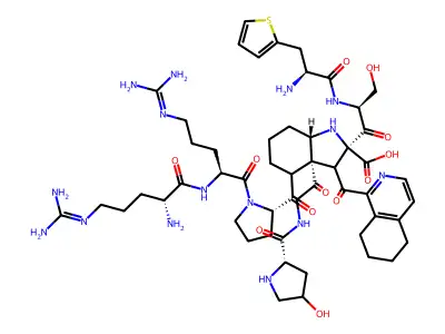 HOE 140, desArg(10)- structure