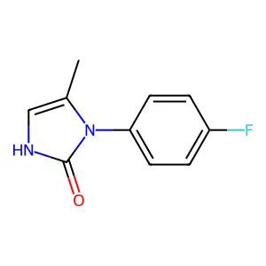 1-(4-Fluorophenyl)-5-methyl-2-imidazolone structure
