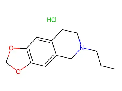 6-propyl-7,8-dihydro-5H-[1,3]dioxolo[4,5-g]isoquinoline,hydr structure