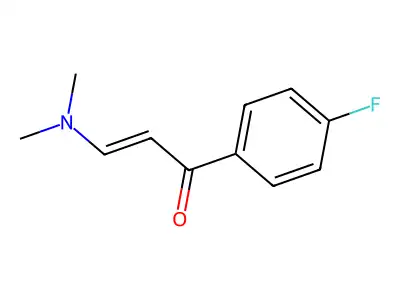 3-(Dimethylamino)-1-(4-fluorophenyl)prop-2-en-1-one structure