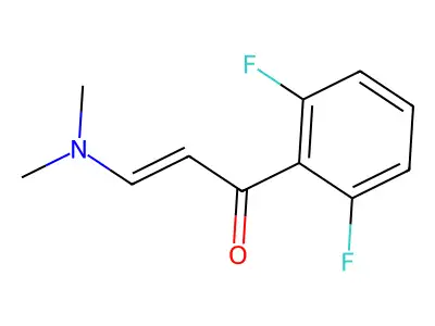 1-(2,6-Difluorophenyl)-3-(dimethylamino)-2-propen-1-one structure
