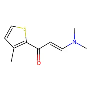 3-(dimethylamino)-1-(3-methylthiophen-2-yl)prop-2-en-1-one structure