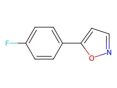 5-(4-Fluorophenyl)isoxazole structure