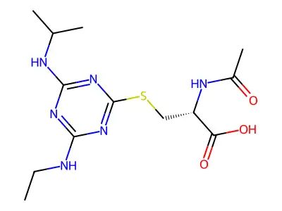 Atrazine mercapturate structure