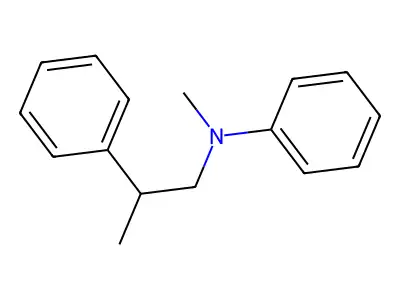 N,beta-Dimethyl-N-phenylbenzeneethanamine structure